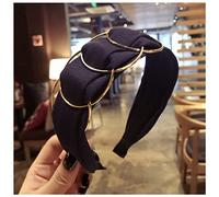 Fascia Per Capelli BOUTIQUE ACCESSORI for PACCINI ACCESSORI for PIACCINI DONNA ANELLO ANELLO IN GUARDA CURCING TESSUTO PORTATORE Tormata a tesa larga Fashion Hairband Hair Hoop Fascia Per Capelli Donn