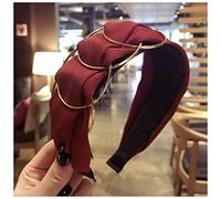 Fascia Per Capelli BOUTIQUE ACCESSORI for PACCINI ACCESSORI for PIACCINI DONNA ANELLO ANELLO IN GUARDA CURCING TESSUTO PORTATORE Tormata a tesa larga Fashion Hairband Hair Hoop Fascia Per Capelli Donn