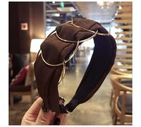 Fascia Per Capelli BOUTIQUE ACCESSORI for PACCINI ACCESSORI for PIACCINI DONNA ANELLO ANELLO IN GUARDA CURCING TESSUTO PORTATORE Tormata a tesa larga Fashion Hairband Hair Hoop Fascia Per Capelli Donn
