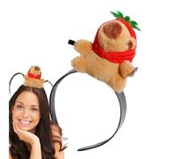 Fascia per capelli capibara per il lavaggio del viso, fasce per capibara animali | Fascia per animali divertente per il lavaggio del viso | Fasce per capelli per lavare, simpatico cerchio per