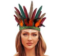 Fascia per Capelli Carnival Donne Fascia di Piume Colorate Parrucca Regalo Donna Beauty Fascetta Donna Accessori Matrimonio Kit Accessori Bambina Posticcio per Acconciature Fermacapelli Bambina
