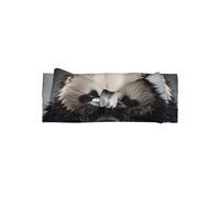 Fascia per capelli con adorabile panda nell'acqua con stampa - graziosa fascia per capelli delicata - morbida fascia elastica per capelli da principessa