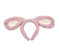 Fascia per capelli con animali cartoni animati, coniglietti pelosi, cuccioli, in peluche, anti-scivolamento, per lavare il viso, accessori per capelli