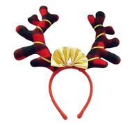 Fascia per capelli con antler di cervo, a strisce, per adulti, bambini, ragazze, invernali, feste, Halloween, feste, cosplay, foto