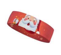 Fascia per capelli con Babbo Natale, per donne e uomini, adatta a tutte le dimensioni della testa, ultra assorbente e antiscivolo, per corsa, yoga, palestra