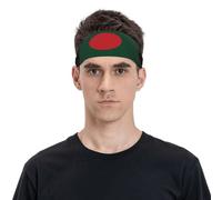 Fascia per capelli con bandiera del Bangladesh per uomo e donna, fascia sportiva per viaggi, yoga, fitness, ciclismo, basket, calcio, esercizi, fasce per capelli che assorbono l'umidità