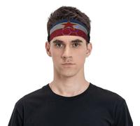 Fascia per capelli con bandiera della Jugoslavia per uomo e donna, fascia sportiva per viaggi, yoga, fitness, ciclismo, basket, calcio, esercizi, fasce per capelli traspiranti