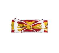 Fascia per capelli con bandiera della Spagna per bambine appena nate, morbida ed elastica, regolabile, per bambini da 0 a 24 mesi