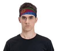 Fascia per capelli con bandiera dell'Eritrea per uomo e donna, fascia sportiva per viaggi, yoga, fitness, ciclismo, basket, calcio, esercizi, fasce per capelli che assorbono l'umidità