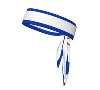 Fascia per capelli con bandiera dell'Uruguay double-face, unisex, per giocare a palla, fitness e attività all'aperto