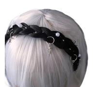 Fascia per capelli con ciondolo a forma di stella, stile contemporaneo, alla moda, ornamento per capelli per tutti i giorni, look elegante e alla moda