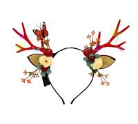 Fascia Per Capelli Con Corna Di Cervo Luminosa | Copricapo Che Si Per Donne,Fascia Carina Con Renna,Per Cosplay Giochi Di Ruolo Accessorio Per Fotografia Raduni Cerimonie Feste Matrimoni Compleanni Va