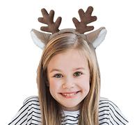 Fascia per capelli con corna di Natale | Cerchio per copricapo Cerchietti per capelli in corna di renna - Copricapo natalizio per tutti gli usi, stile classico, per carnevale e Pasqua