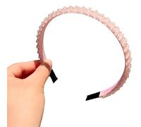 Fascia per capelli con cristalli brillanti, stile francese, elegante, accessori per lo styling dei capelli, per le donne, cerchietto estetico per feste