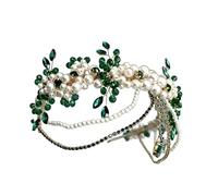 Fascia per capelli con cristalli scintillanti, accessorio per la fronte, per sposa, matrimoni, cerimonie, coroncina per sposa, damigella d'onore, diademi per capelli
