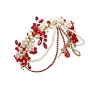 Fascia per capelli con cristalli scintillanti, accessorio per la fronte, per sposa, matrimoni, cerimonie, coroncina per sposa, damigella d'onore, diademi per capelli