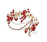 Fascia per capelli con cristalli scintillanti, accessorio per la fronte, per sposa, matrimoni, cerimonie, coroncina per sposa, damigella d'onore, fascia per capelli da sposa