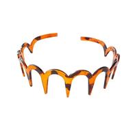 Fascia per Capelli Con Denti Di Squalo Zig Z-ag, 2 Pezzi Fascia per Capelli Zig-z-ag Con Denti, Pettine per Capelli Ondulati In Plastica Antiscivolo, Cerchietto per Capelli Forma Di U per Tutti