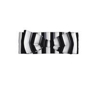 Fascia per capelli con fiocco a righe bianche e nere, accessorio per capelli con fiocco per bambini, adatto per neonati, neonati e uso quotidiano