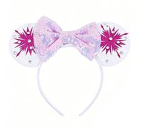 Fascia per capelli con fiocco con paillettes per bambini, in morbido tessuto, comoda per giocare al parco divertimenti o da indossare tutti i giorni