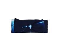 Fascia per capelli con fiocco e stella blu in stile cartone animato, accessorio per capelli per neonati, bambini e bambini.