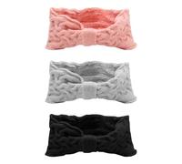 Fascia Per Capelli Con Fiocco In 3 Pezzi, Fascia Per Capelli Da Donna, Fascia Per Capelli Per Il Lavaggio Del Viso, Fascia Per Capelli In Maglia Da Donna, Decorazione Della Fascia Per Il Trucco