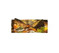 Fascia per capelli con fiocco marrone Acorn Art, morbida ed elastica, per bambini da 0 a 6 mesi
