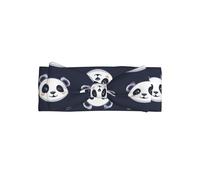 Fascia per capelli con fiocco per bambini, con stampa di panda e piastrelle, morbida ed elastica, adatta per feste di neonati, servizi fotografici e uso quotidiano