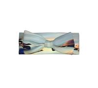 Fascia per capelli con fiocco per bambini, motivo tartarughe sulla spiaggia, accessorio morbido per neonati, bambini e bambini.