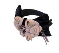 Fascia per capelli con fiore accessori per capelli per donne fiocco fascia per capelli copricapo festa nuziale fede pnnrk