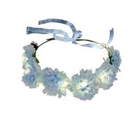 Fascia per capelli con fiori a LED che si illuminano corone floreali incandescenti Corone di fiori a led corone floreali illuminano la fascia per le donne