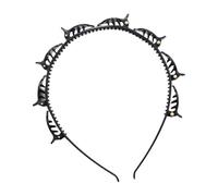 Fascia per capelli con forcine, clip per capelli in PET, accessorio per tessitura per pony, strumento a doppio strato per modellare la frangia da indossare tutti i giorni, look sicuro di te, set di