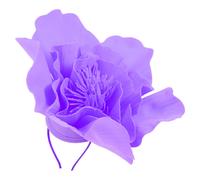 Fascia per capelli con grandi fiori: cappello da cocktail anni '20,
