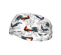 Fascia per capelli con motivo a righe e cuori rossi, fasce sportive per uomo e donna, fascia per capelli per San Valentino, per allenamento, atletica, corsa, yoga, basket, palestra