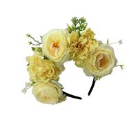 Fascia per capelli con motivo floreale abbinata, accessorio per capelli per genitori e bambini, accessorio culturale per eventi familiari, festival, accessorio per capelli per bambini