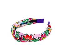 Fascia per capelli con motivo floreale alla moda con motivi folk polacchi, accessorio da donna, regalo souvenir dalla Polonia (Opole, 13 x 10 cm)