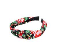 Fascia per capelli con motivo floreale alla moda con motivi folk polacchi, accessorio da donna, regalo souvenir dalla Polonia (Goralski, 13 x 10 cm)