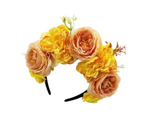 Fascia per capelli con motivo floreale, per genitori e bambini, alla moda, accessorio culturale per eventi familiari