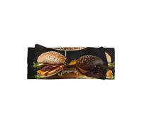 Fascia per capelli con motivo hamburger tecnologicamente realistico, accessorio per capelli per bambini, adatto per bambini da 0 a 6 mesi o da indossare tutti i giorni