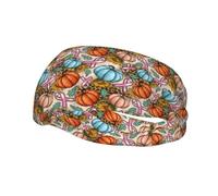 Fascia per capelli con nastro rosa per la consapevolezza del cancro al seno, unisex, alla moda, assorbe il sudore, fascia decorativa per capelli, per corsa, yoga, palestra