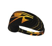 Fascia per capelli con occhio d'oro della dea egizia antica, fascia elastica unisex, fascia traspirante per sport, corsa, yoga.