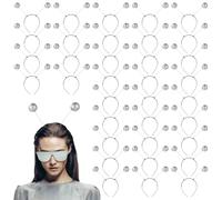 Fascia per capelli con orecchie aliene in schiuma, per adulti, 40 pezzi, accessorio per costume marziano per feste di Halloween