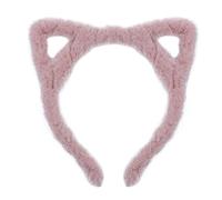 Fascia per capelli con orecchie di animali pelosi 3-D Cerchietto con orecchie di gatti per ragazze donne puntelli per feste anime copricapo decorativo per bambini accessori per capelli da donna bella