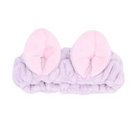 Fascia per capelli con orecchie di gatto, in morbido tessuto, graziose fasce per capelli da donna, per lavare il viso, truccarsi, spa, yoga, esercizi, il miglior regalo per gli (Orecchie di gatto