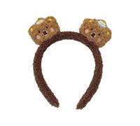 Fascia per capelli con orecchie d'orso, fascia per capelli morbida per