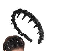 Fascia Per Capelli Con Perline Donna Fascia Per Trucco Da Viaggio | Cerchietto con Perle per Mamme Ragazze Sposa Foto di Famiglia Feste Eventi Culturali