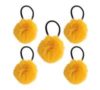 Fascia per capelli con pompon per ragazze, coda di cavallo pelosa da donna, accessorio alla moda per coda di cavallo, per figlia, sorella, amici, moglie, famiglia