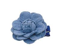Fascia per capelli con rosa blu per donne e ragazze che scattano foto coda di cavallo frangia clip per capelli fasce per capelli dolce fascia per capelli forniture per yoga