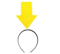 Fascia per capelli con segno di esclamazione, 1 pezzo, divertente fascia per capelli con freccia, decorazione per compleanno, accessorio originale per cabine fotografiche