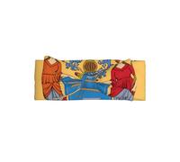 Fascia per capelli con stampa bandiera del New Jersey, morbida, elastica, con fiocchi per neonati, accessorio per capelli da 0 a 6 mesi